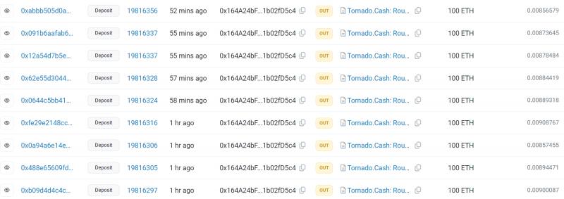 Хакер Kronos Research переводит средства в Tornado Cash