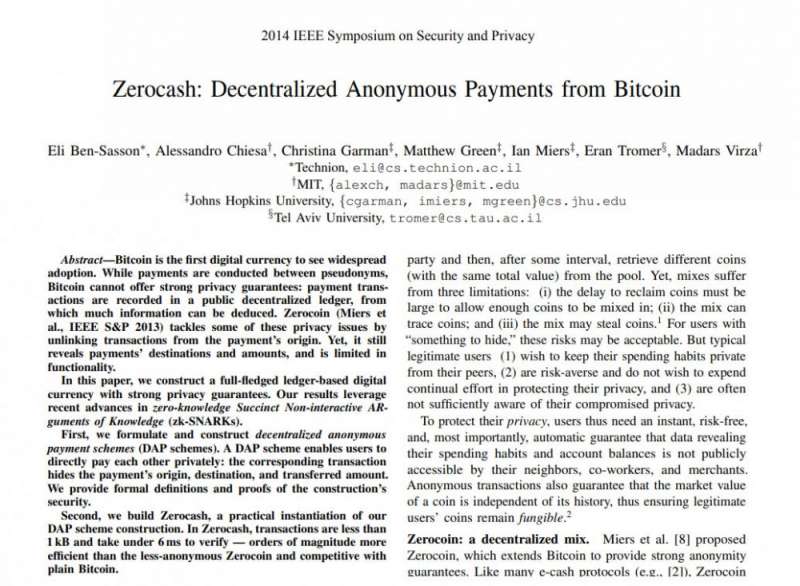 Официальный документ ZK-Proofs получил награду IEEE «Испытание временем»