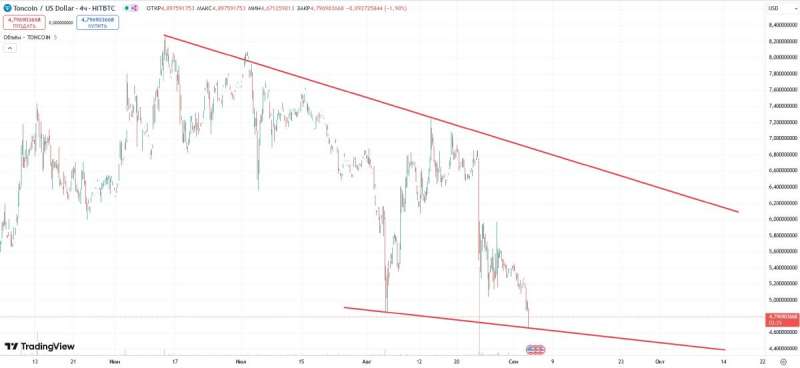 Почти 80% владельцев Toncoin понесли нереализованные убытки